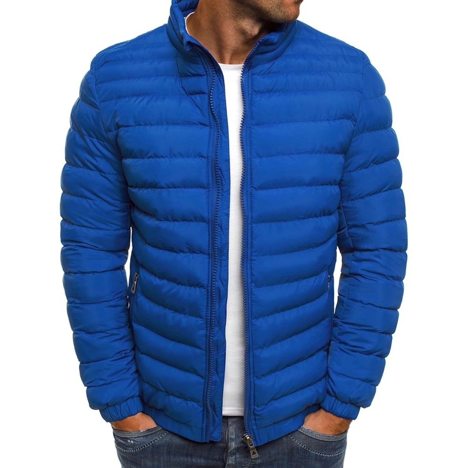 Men's Warm Windproof Puffer Bubble Jacket Clearance Online