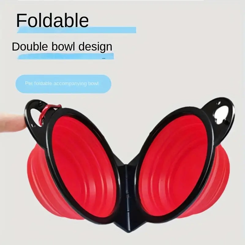 2-in-1 Collapsible Double Dog Bowl Discount Eastbay