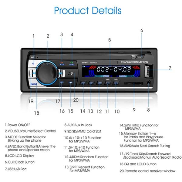 12V Bluetooth Car Stereo Best Place Sale Online