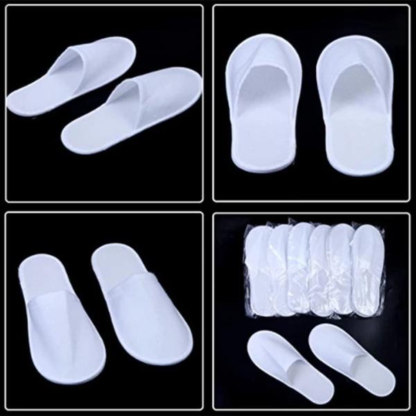 20-Pairs: Spa Hotel Guest Soft Slippers Closed Toe Disposable Travel Slipper Cheap Sale Latest Collections