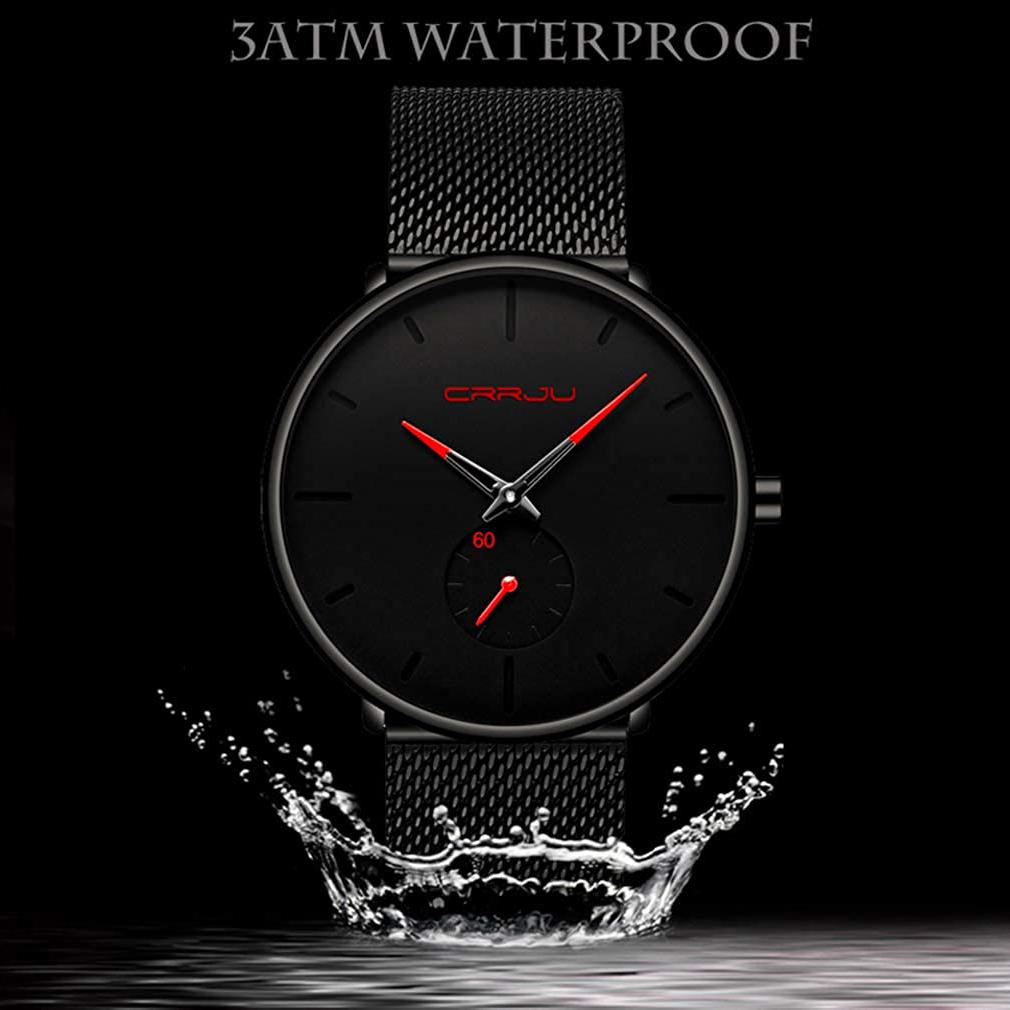 Men's Ultra-Thin Minimalist Waterproof Fashion Wrist Watch Cheap Sale Manchester