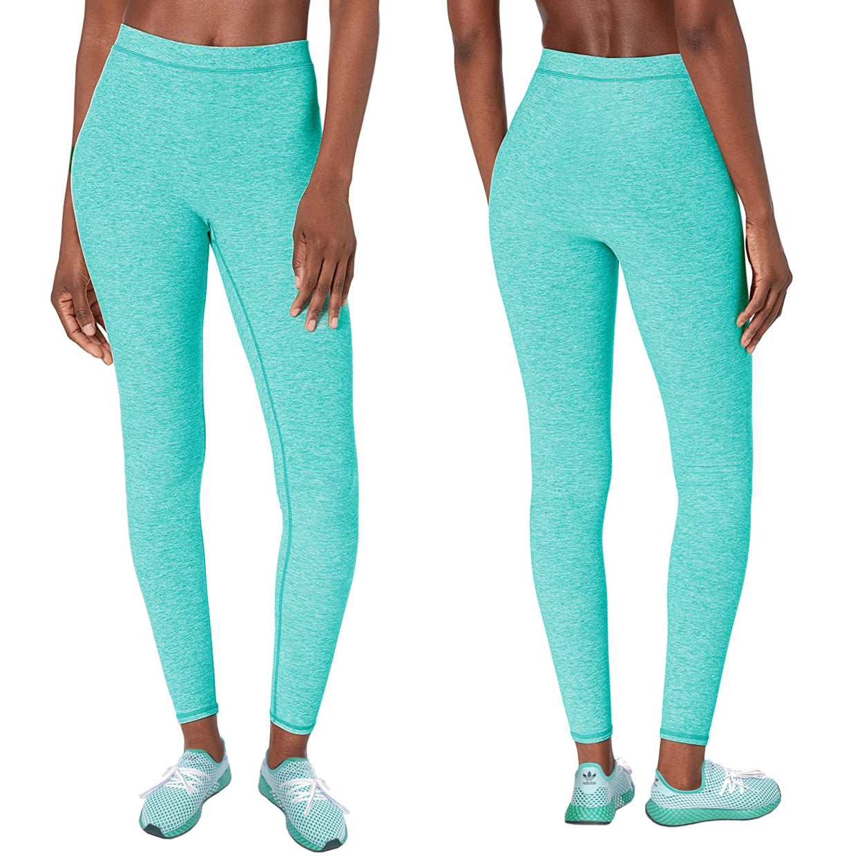 2-Pack: Women's Space Dye Seamless Leggings Pick A Best For Sale