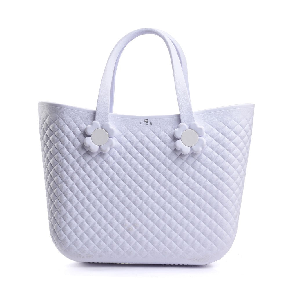 Lior Rubber Textured Large Tote Bag Sale Finishline