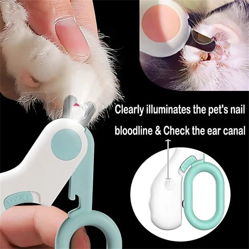 Cat Nail Clipper with LED Light Tumblr Sale Online