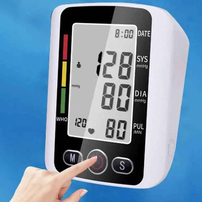 Blood Pressure Digital Upper Arm Automatic Heart Rate Monitor Low Cost Online