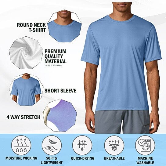 3-Pack Men's Cool Dri-Fit Moisture-Wicking Short Sleeve T-Shirt In China Sale Online