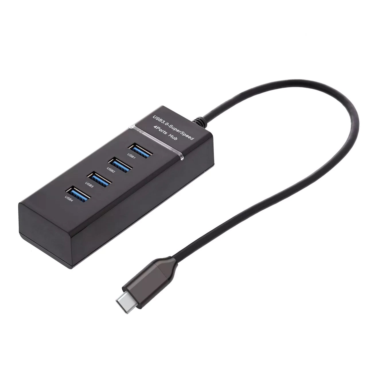 Ematic EUSB340 USB 3.1 Type-C to 4 Port USB Hub (Black) Discount Authentic Online