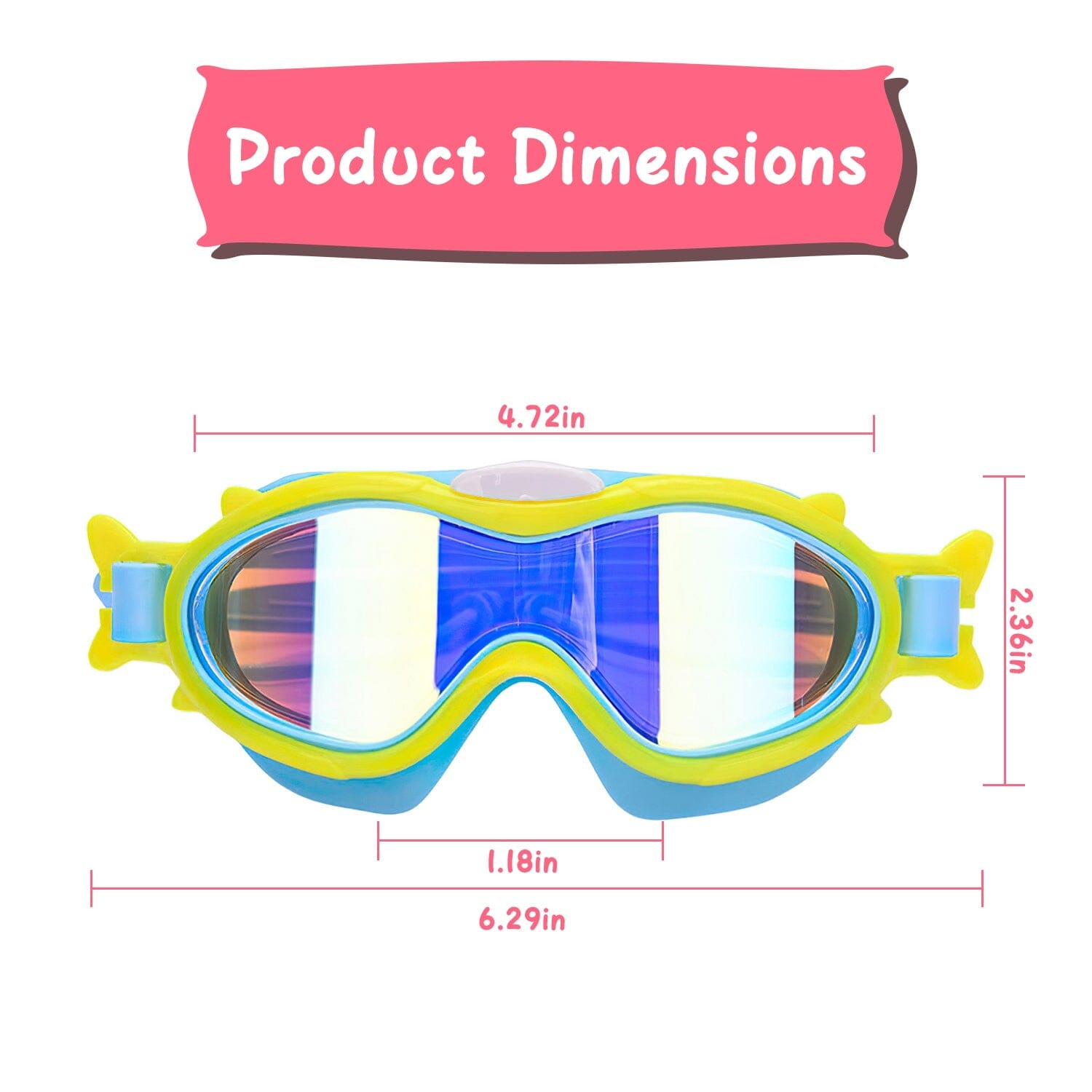 Kids Swim Goggles with Ear Plugs UV Protection Anti-Fog Leak Proof Outlet Affordable