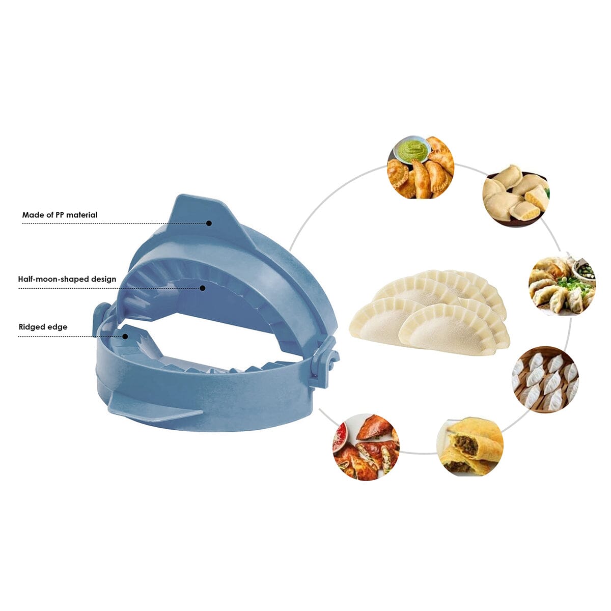 3-Piece Set: Perfect Dumpling Ravioli Empanadas Pie Pastry Maker Mold Dough Press Discount Sale Online