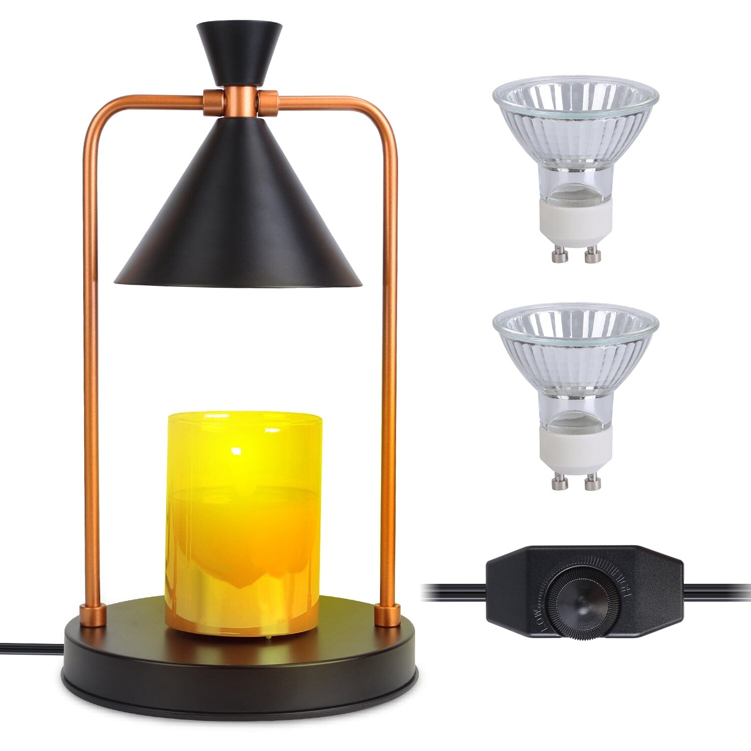 Electric Wax Melt Warmer Lamp Dimmable with 2 GU10 Bulbs Discount Shop Offer