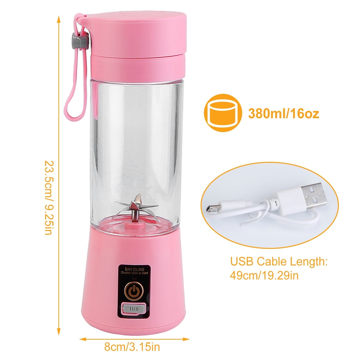 Portable Juicer Blender USB Rechargeable Browse For Sale