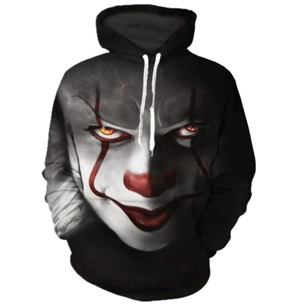 3D Printed The Dancing Clown Hooded Sweatshirt Free Shipping Fashion Style