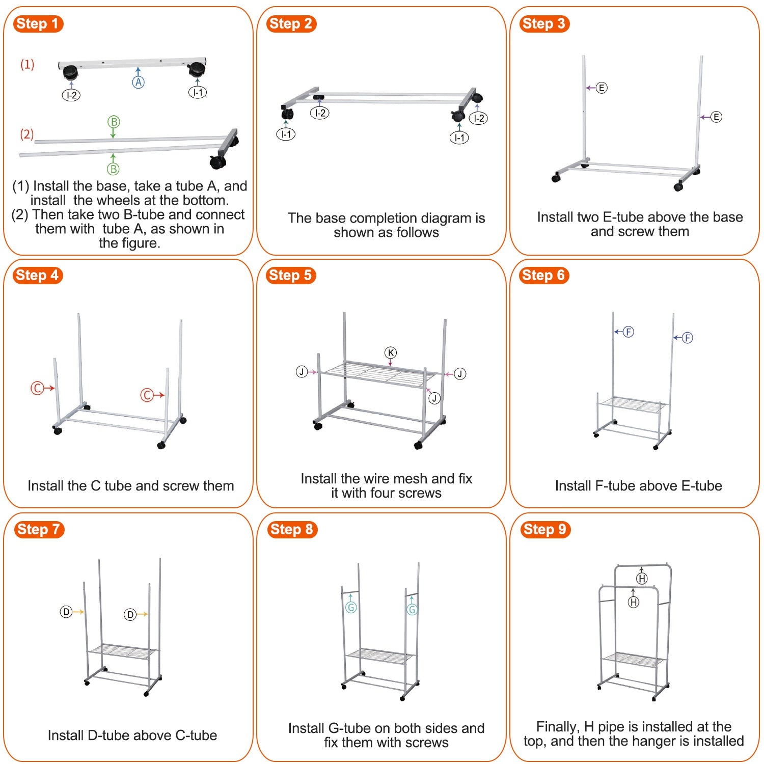 Garment Hanging Rack Clothing Rail Organizer Cheap Sale New