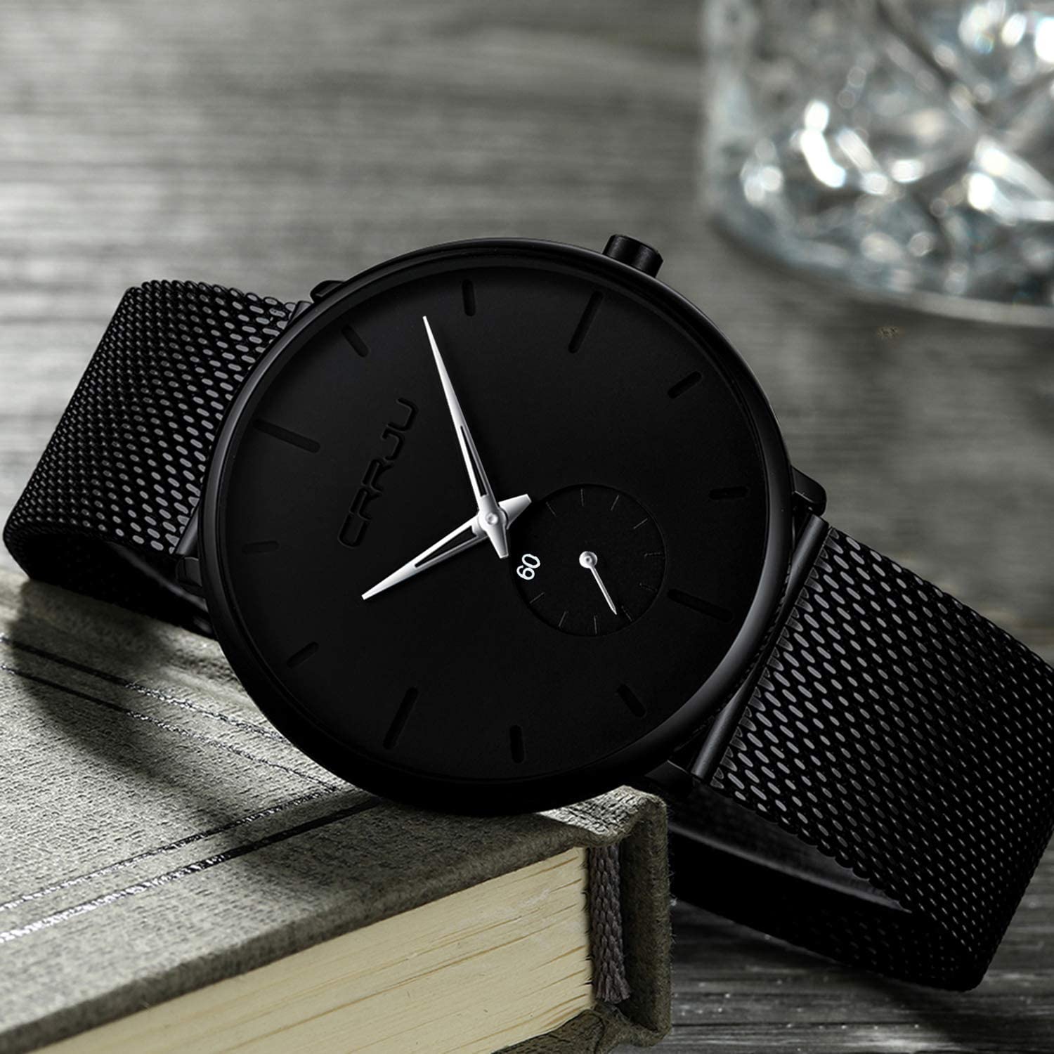 Men's Ultra-Thin Minimalist Waterproof Fashion Wrist Watch Cheap Sale Manchester