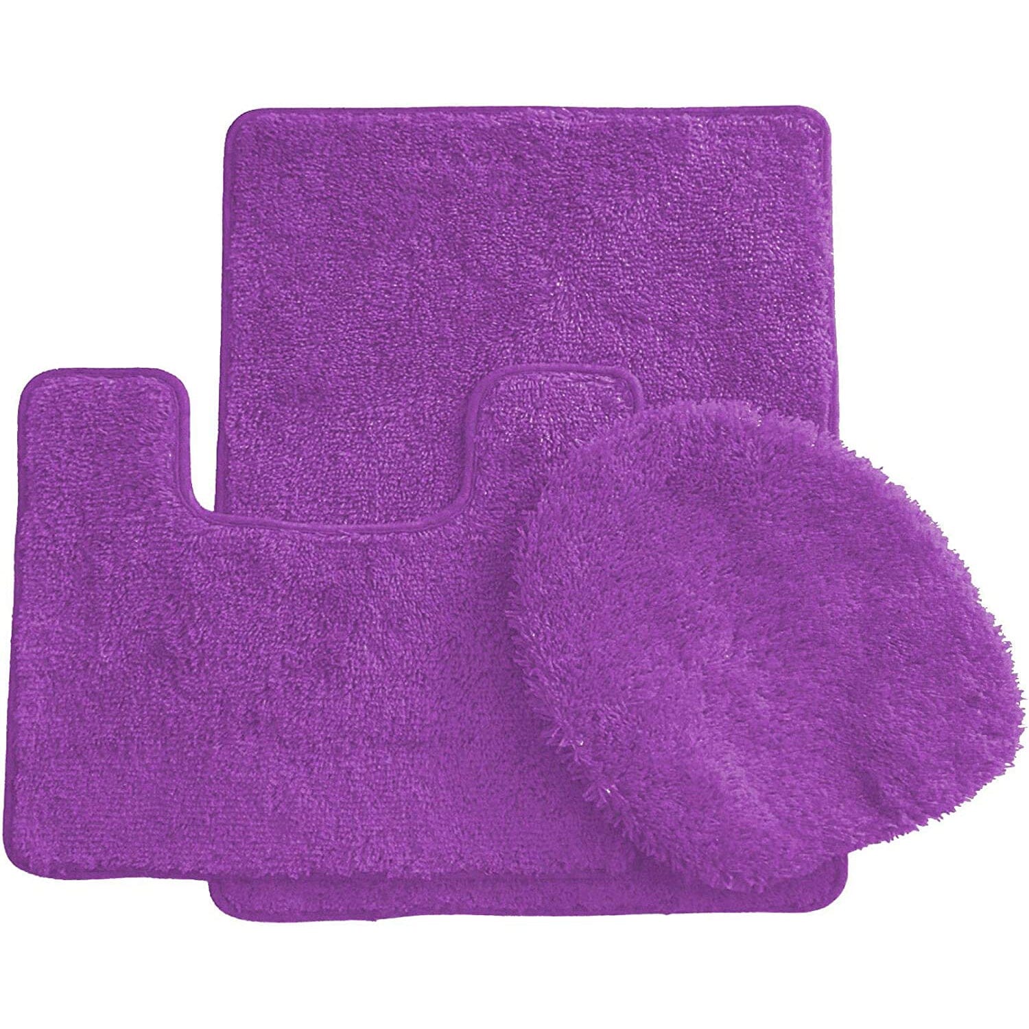 3-Piece Set: Ben&Jonah Elegant Bath Rug Set Discount Online