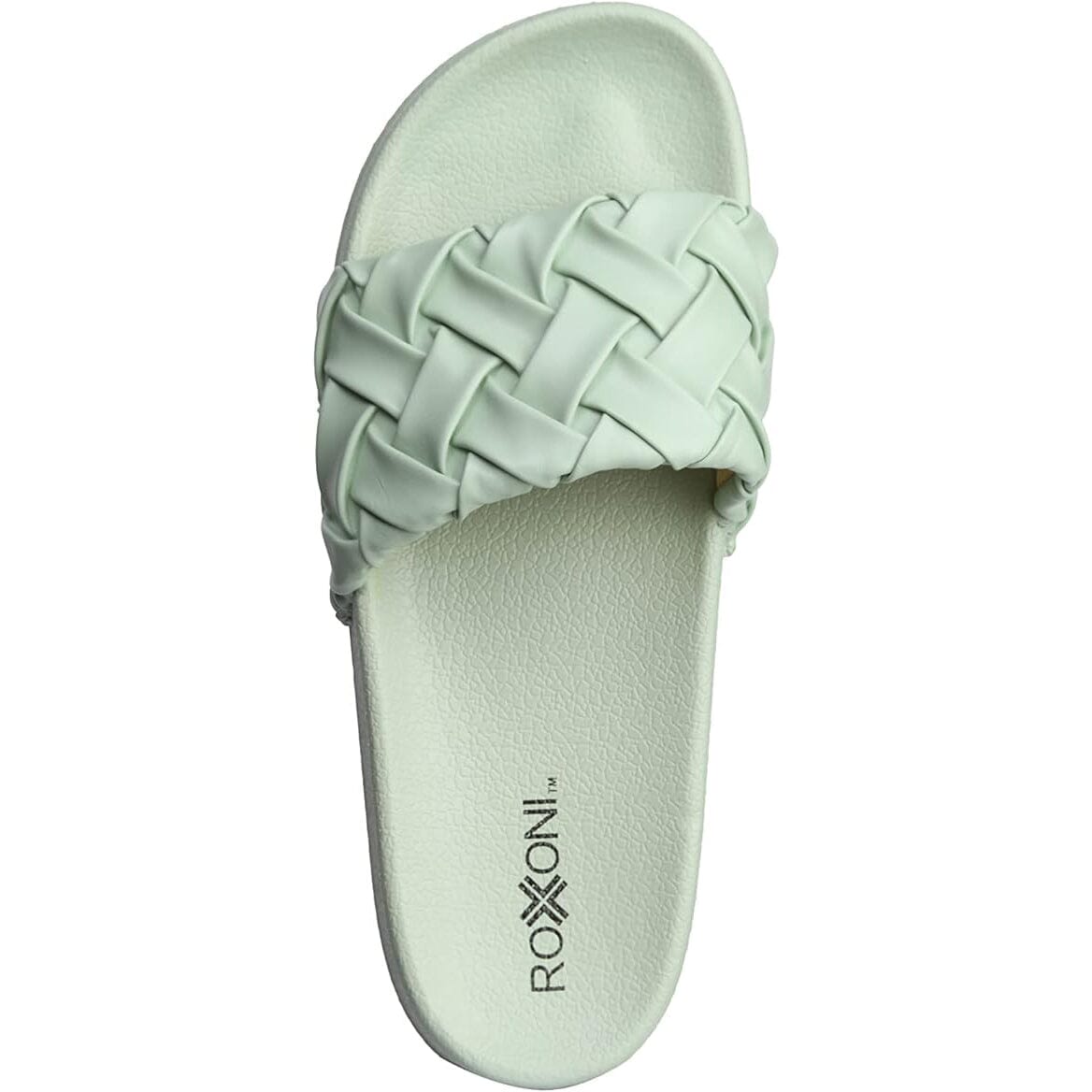 Roxoni Faux Leather Slides, Trendy Slides for Women Buy Cheap Authentic