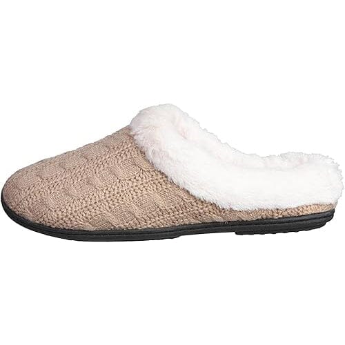 Roxoni Women's Slippers Cable Knit Super Cozy Comfort Clog Cheap Get Authentic