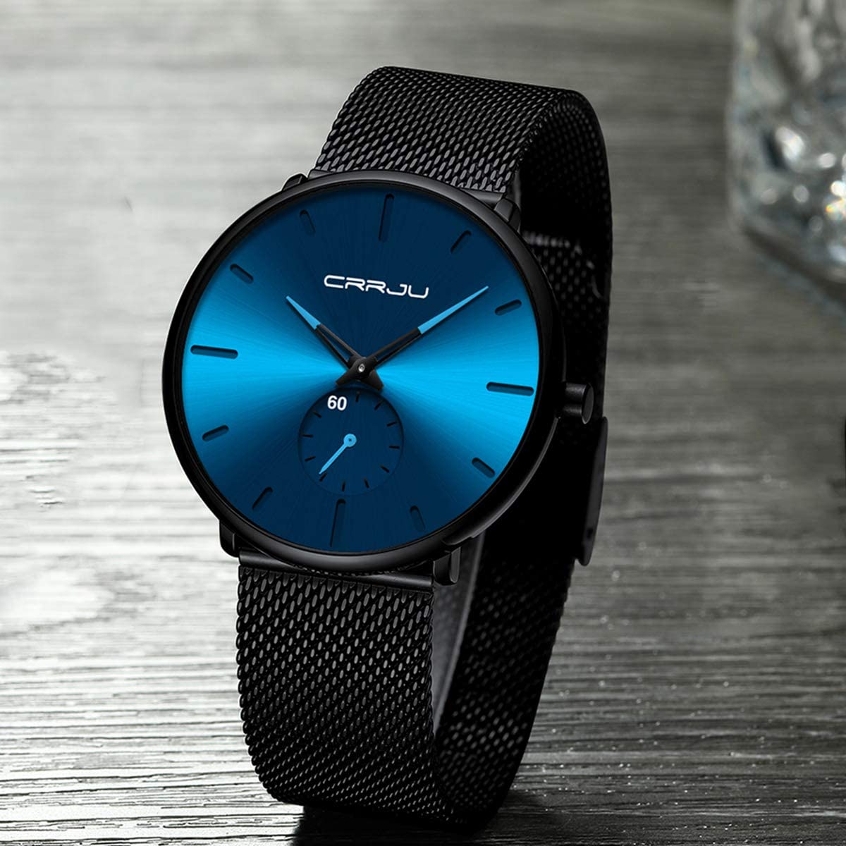 Men's Ultra-Thin Minimalist Waterproof Fashion Wrist Watch Cheap Sale Manchester