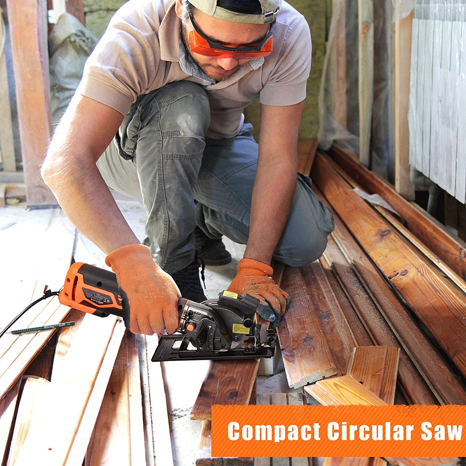 5.8A 3500RPM Mini Circular Saw Visit New Sale Online