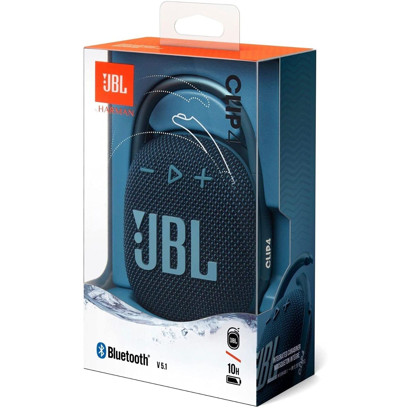 JBL Clip 4 - Portable Mini Bluetooth Waterproof Speaker Reliable For Sale