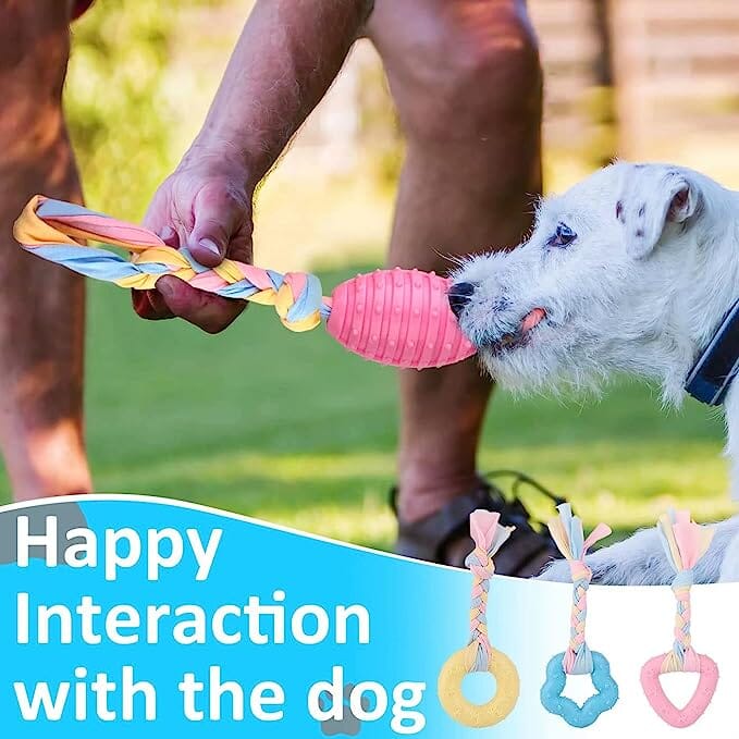 6-Pack: Puppy Teething Chew Toys with Interactive Ropes Cheap Sale Shop For