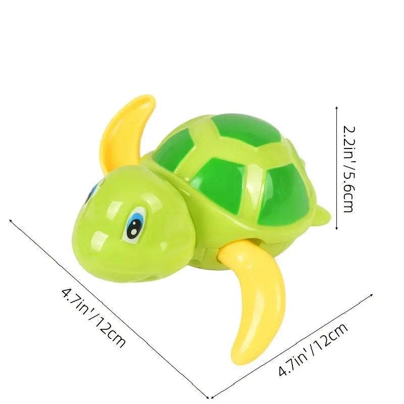 3-Pack: Fun Swimming Turtle Bath Toy Outlet View