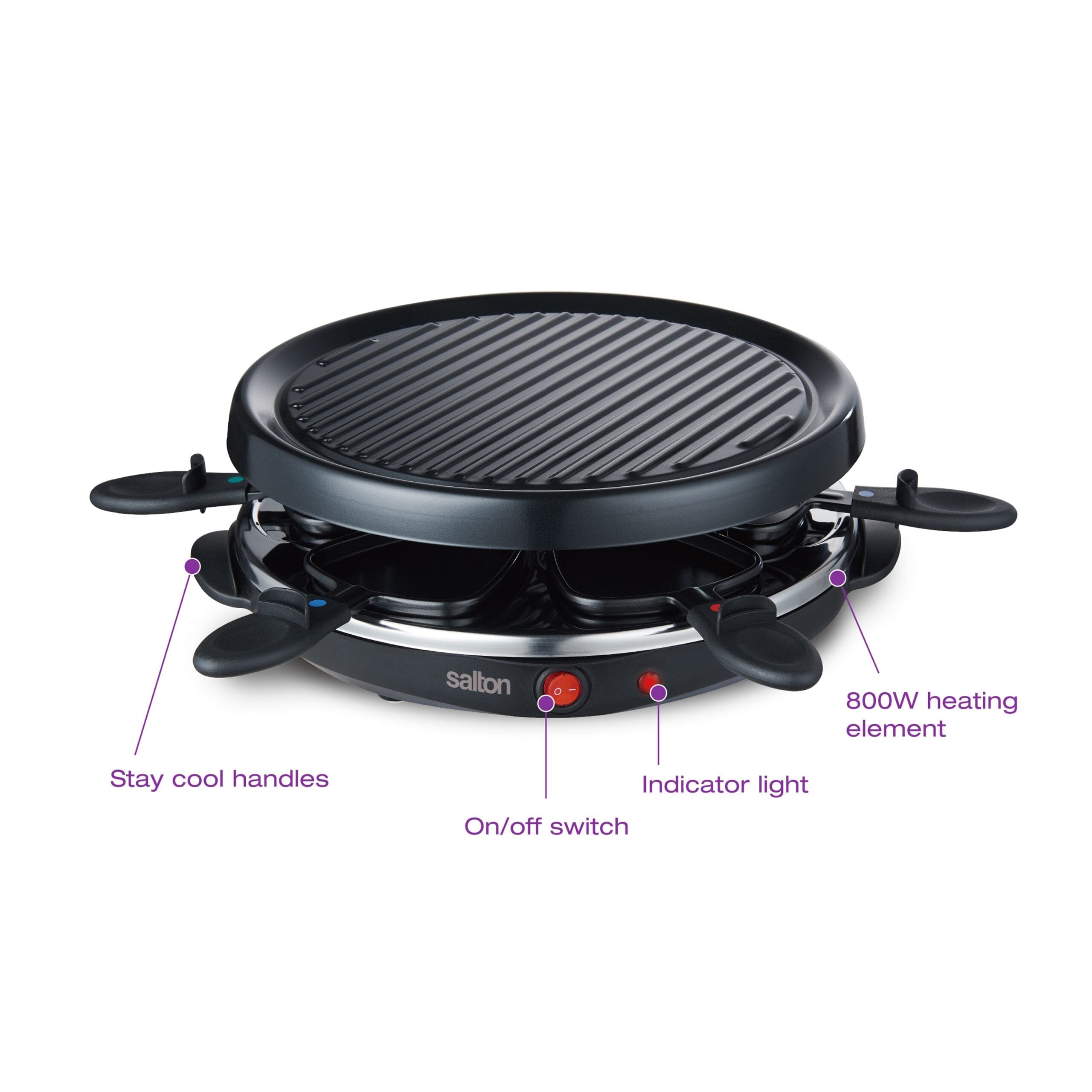 Salton Party Grill & Raclette - 6 Person Low Cost Online