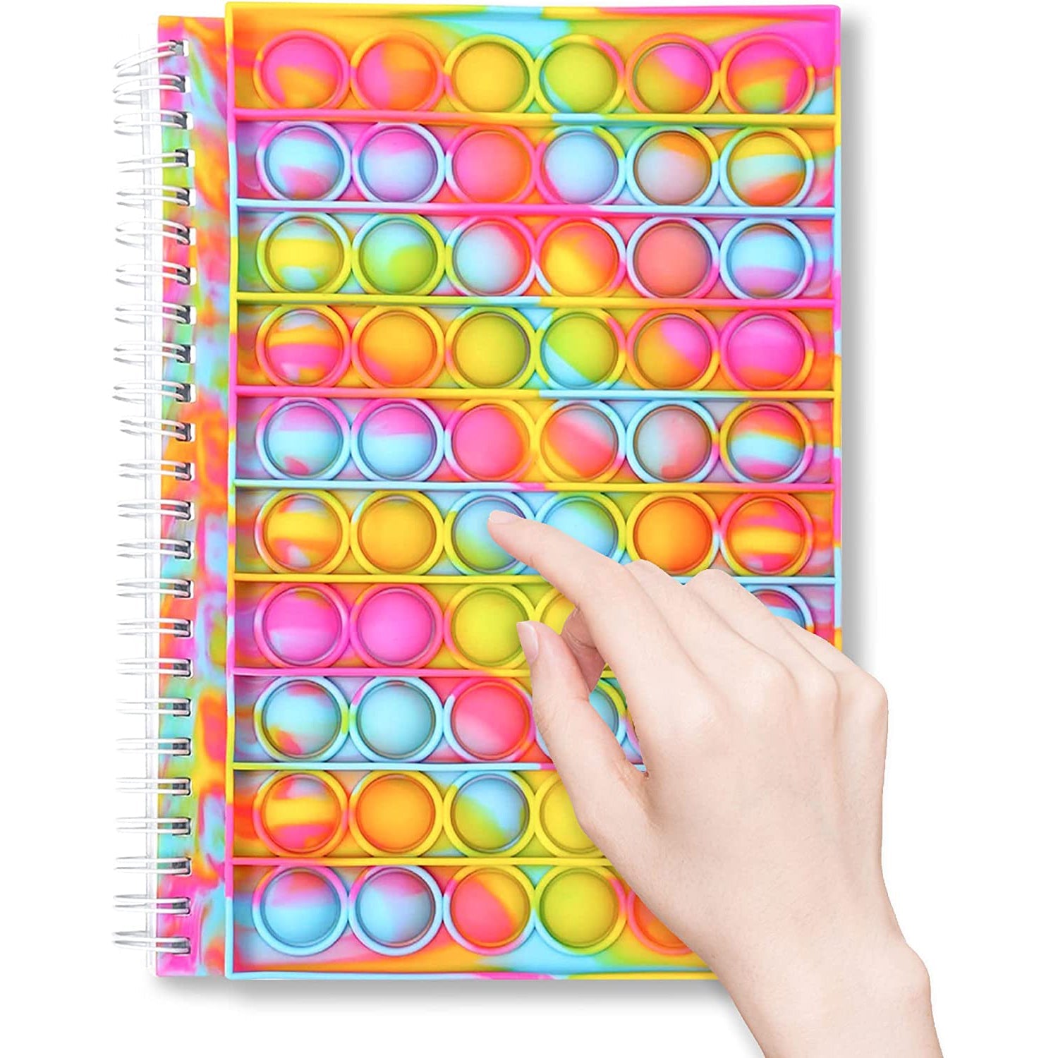 Fidget Spiral Notebook Push Pop Bubble Fidget Sensory Toy Cheap 2025 Newest