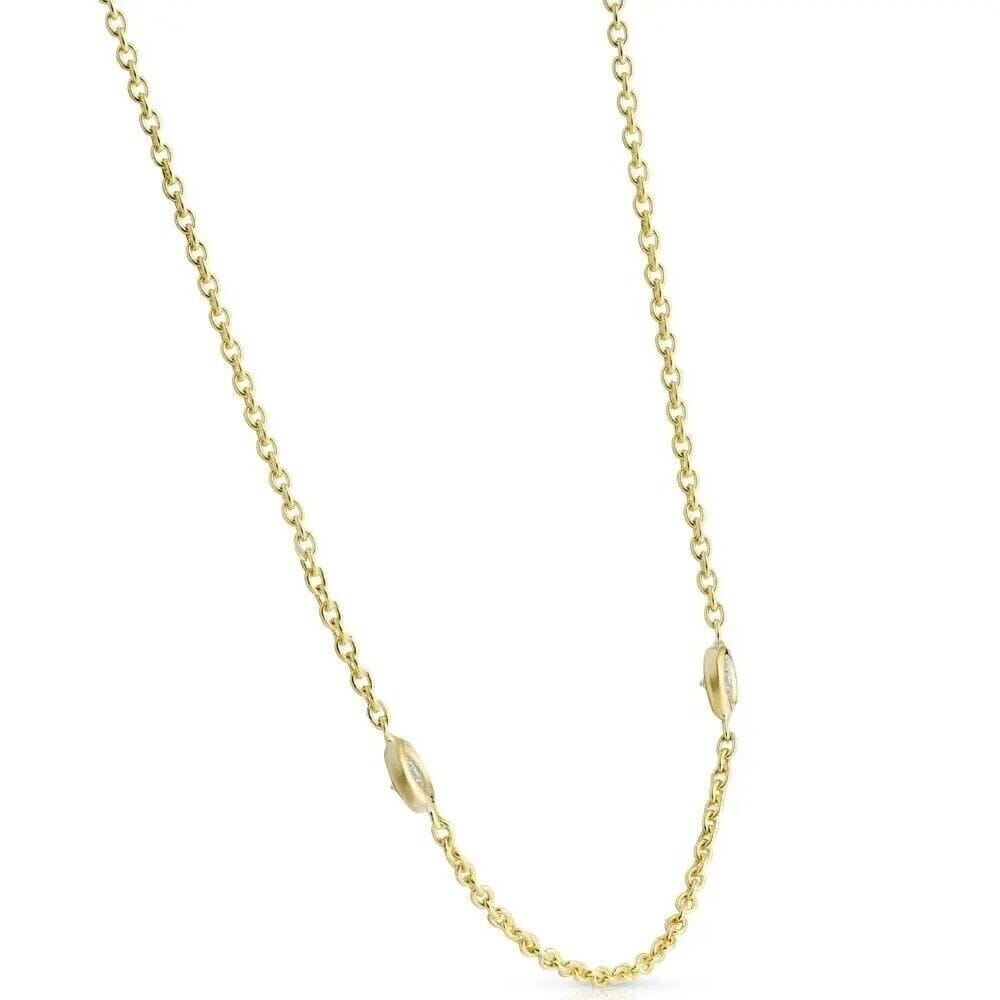 1ct Diamonds By The Yard 18 14K Yellow Gold Womens Necklace Manchester Great Sale Cheap Online