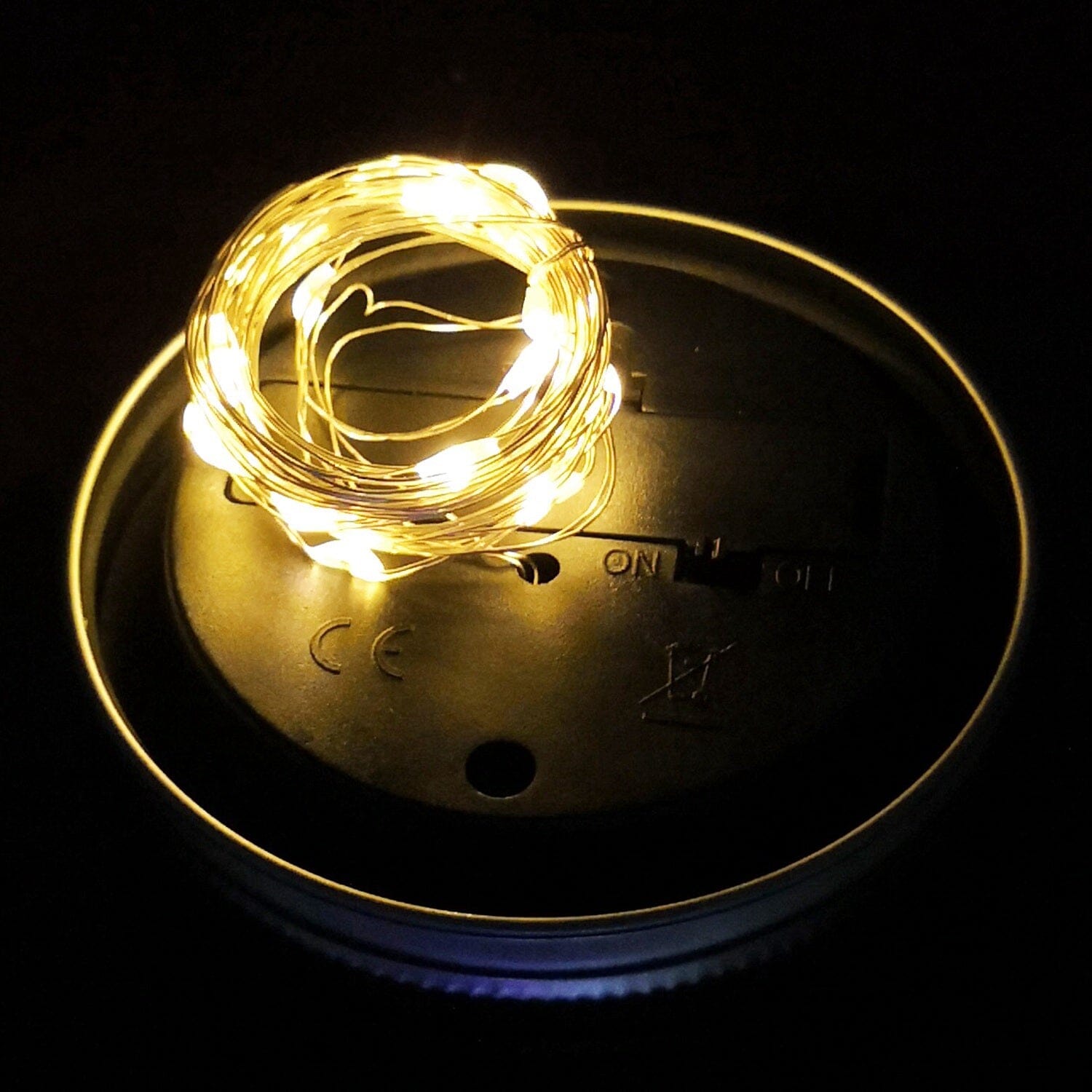 6-Pieces: Solar Powered Mason Jar Lid Lights 20 LEDs Visit Online