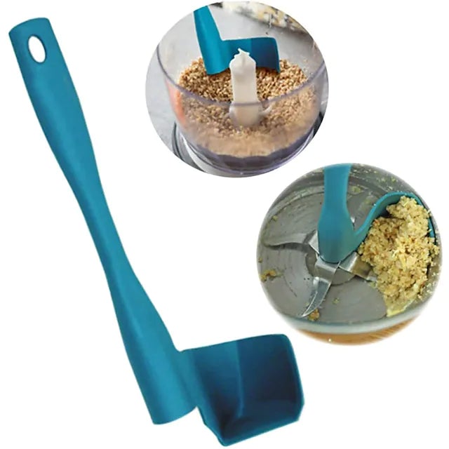 2-Pack: Rotary Scraper Rotating Spatula Scooping Portioning Food Processor Shipping Outlet Store Online