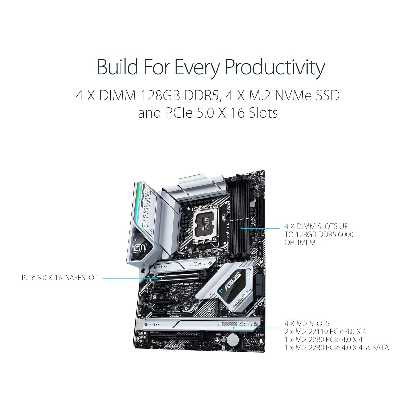 ASUS Prime Z690-A LGA 1700 Intel 12th ATX Motherboard (Refurbished) Great Deals Sale Online