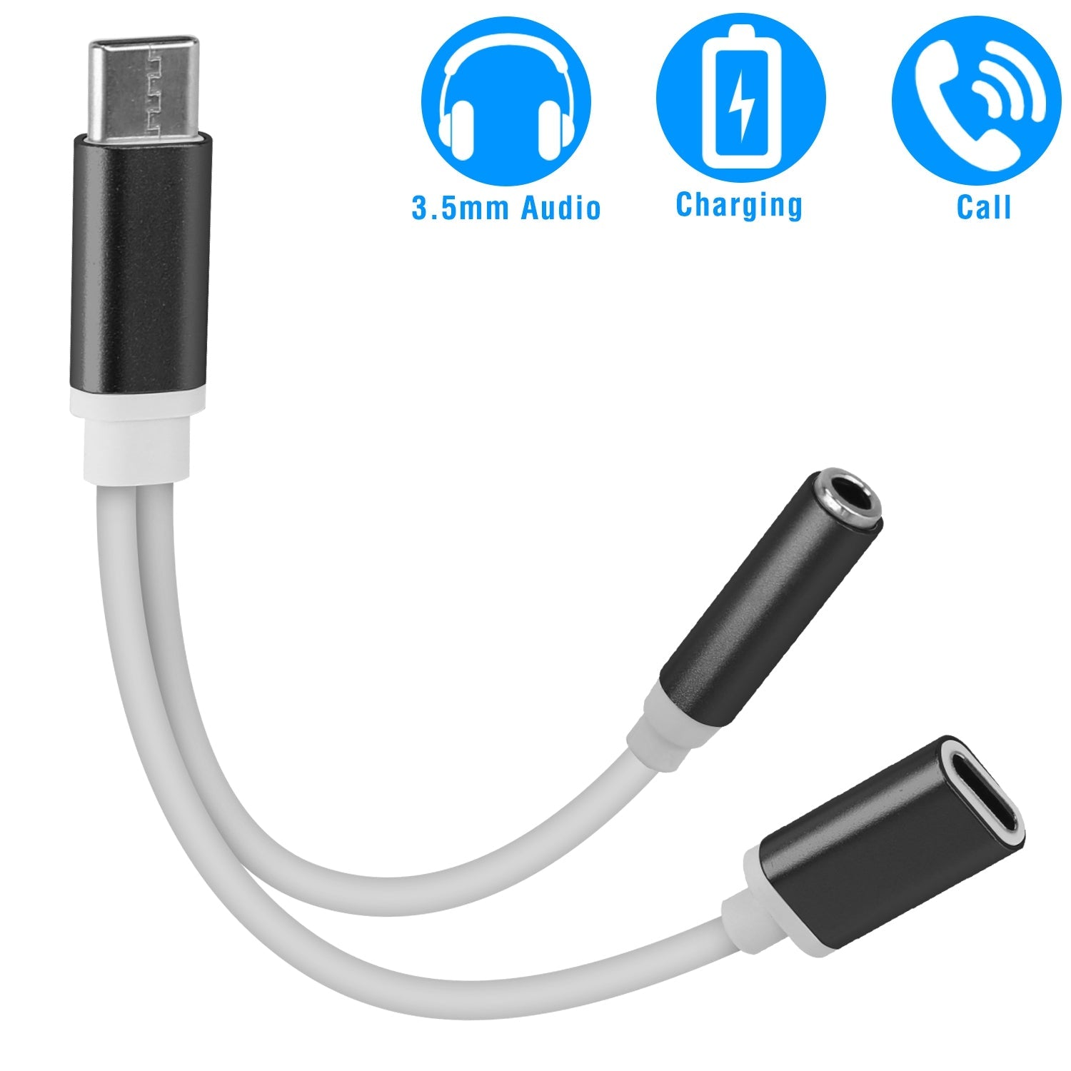 USB Type C to 3.5MM Aux Audio Charging Adapter For Cheap Online