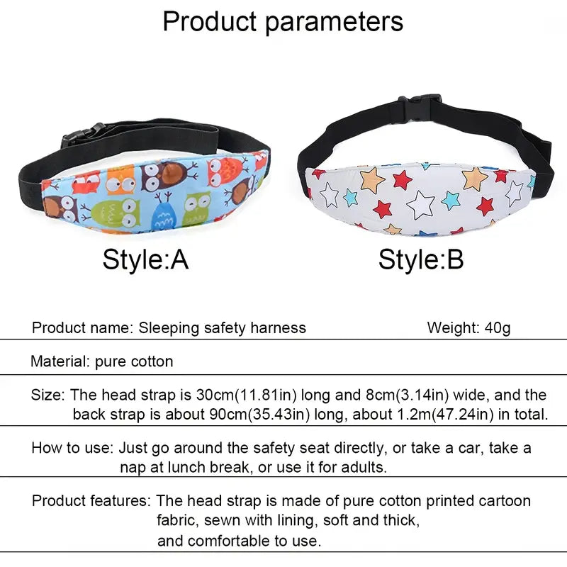 2-Pack: Kids Safety Head Support Band and Toddler Car Seat Neck Relief Cheap Discounts