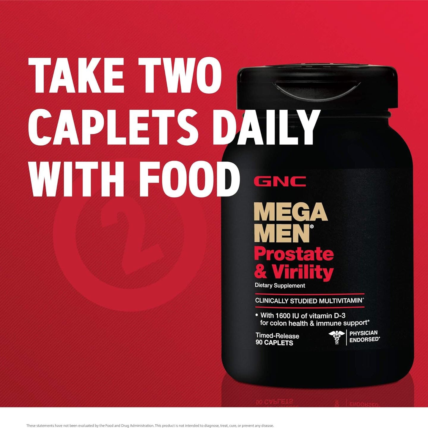 GNC Mega Men Prostate and Virility Supports Optimal Sexual Health and Prostate Health 90 Caplets Cheap Factory Outlet