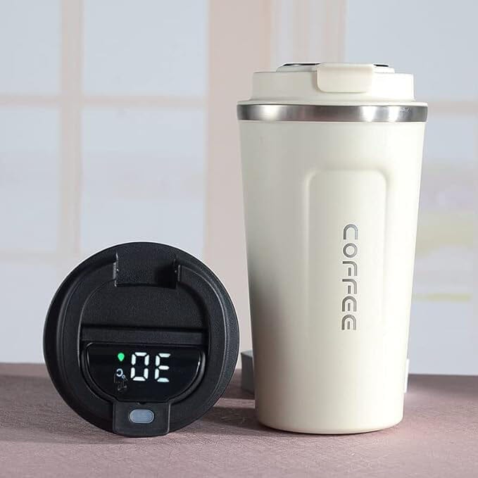 Double Wall Stainless Steel Vacuum Mug with LED Temperature Display Cheap Cheap Online