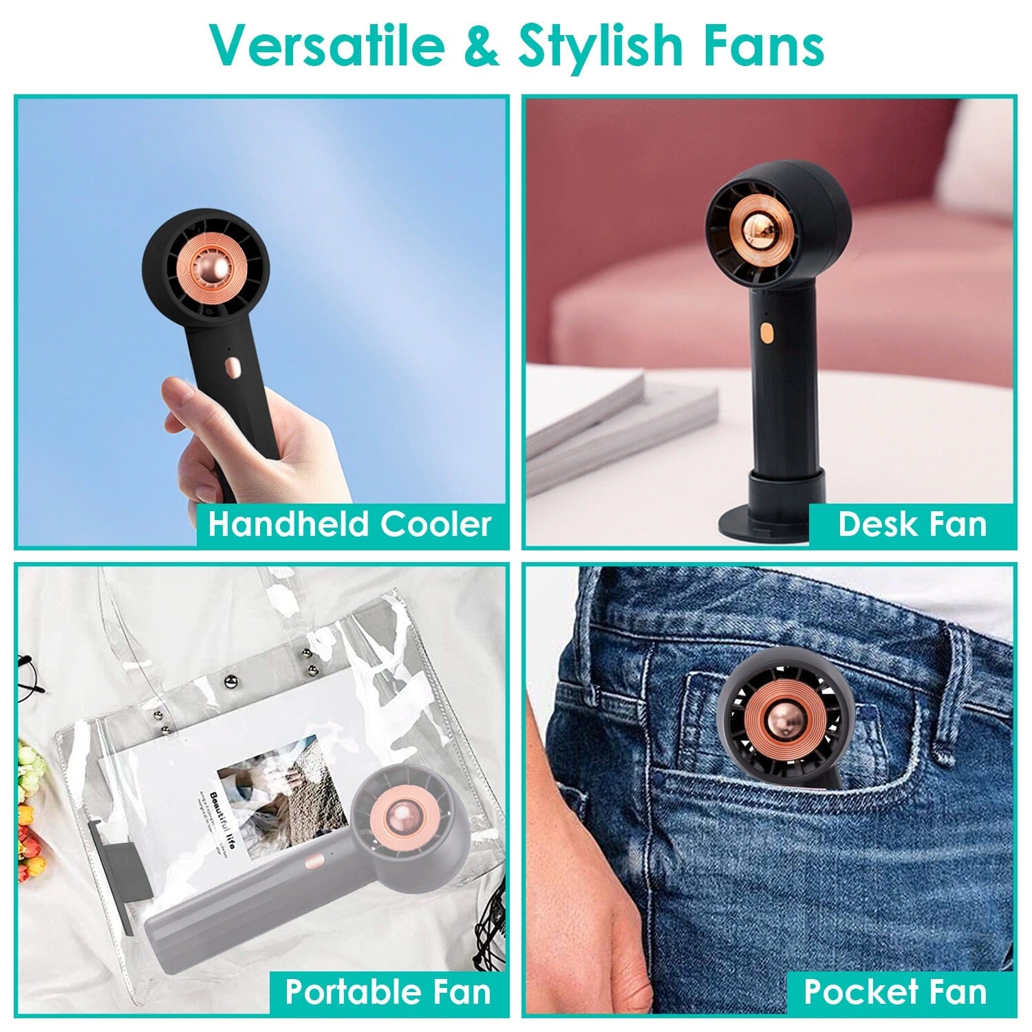 Portable Rechargeable Handheld Fan Sale Affordable