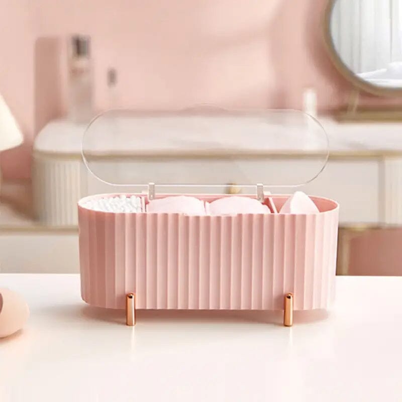 3 Compartments Cotton Swab Storage Box Discount Cheap Online