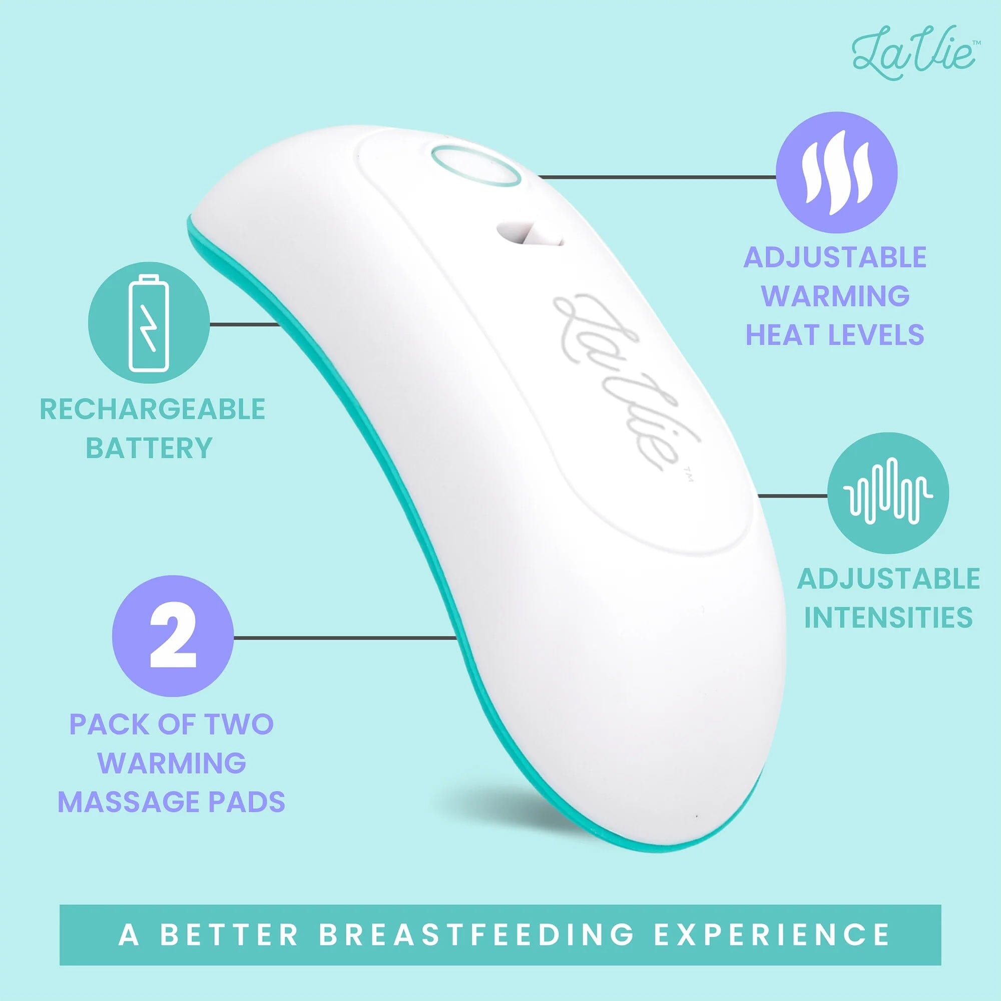 2-Pack: LaVie Warming Lactation Massager Pads (Refurbished) Cheap Wide Range Of