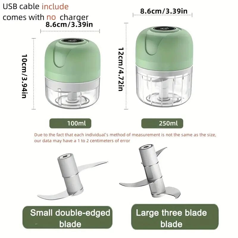 Electric Vegetable Mincer with USB Charging Sast For Sale
