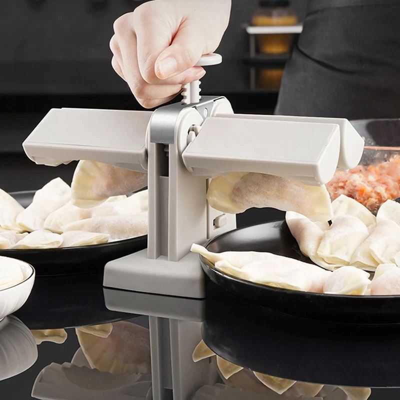 Quick Double Dumpling Maker With Credit Card Free Shipping