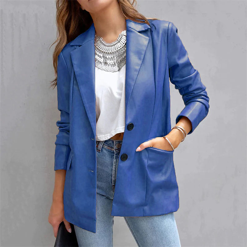 Women's Blazer Warm Breathable Outdoor Office Street Pocket Single Breasted Turndown Outlet 2025 New