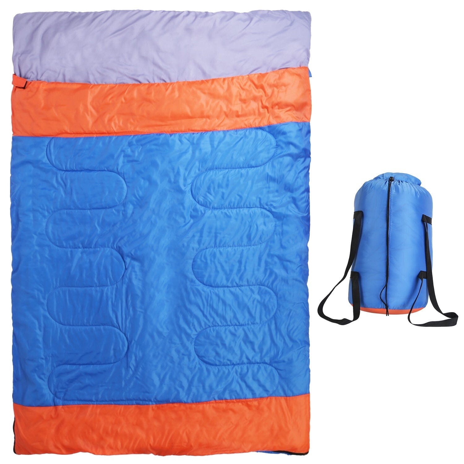 Water Resistant Camping Cotton Liner Sleeping Bag with Sack Visa Payment For Sale