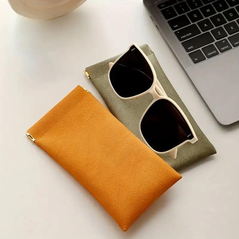 4-Pack: Soft PU Leather Reading Glasses Bag Sale Lowest Pice