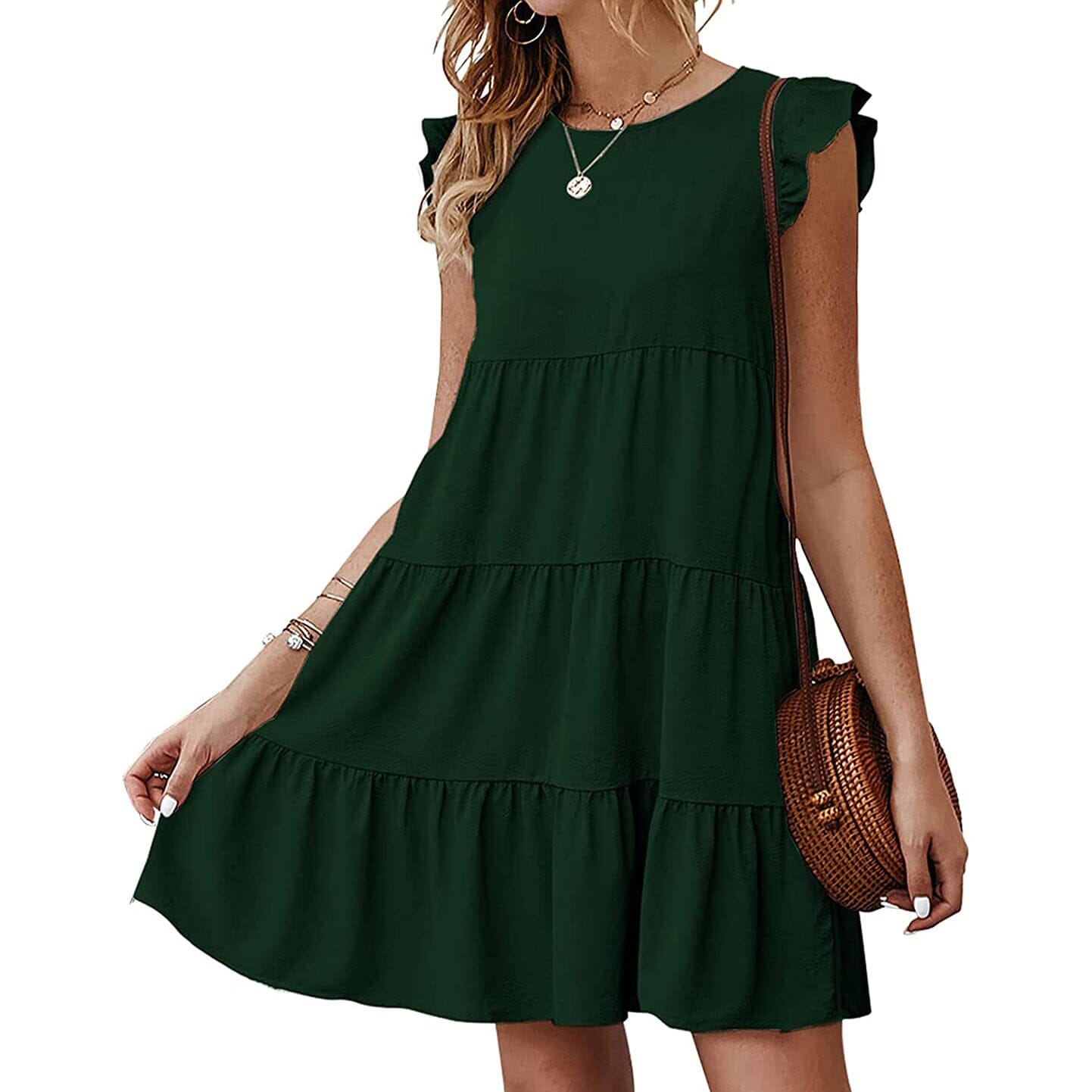 Women's Sleeveless Ruffle Sleeve Summer Dress Buy Cheap Extremely