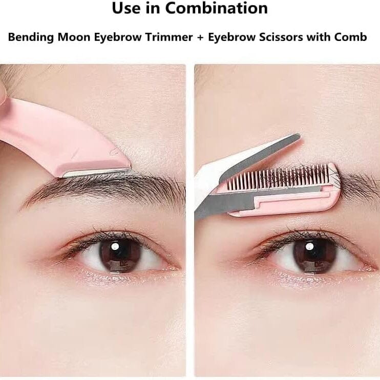 Eyebrow Trimmer Scissors with Comb Affordable Cheap Online