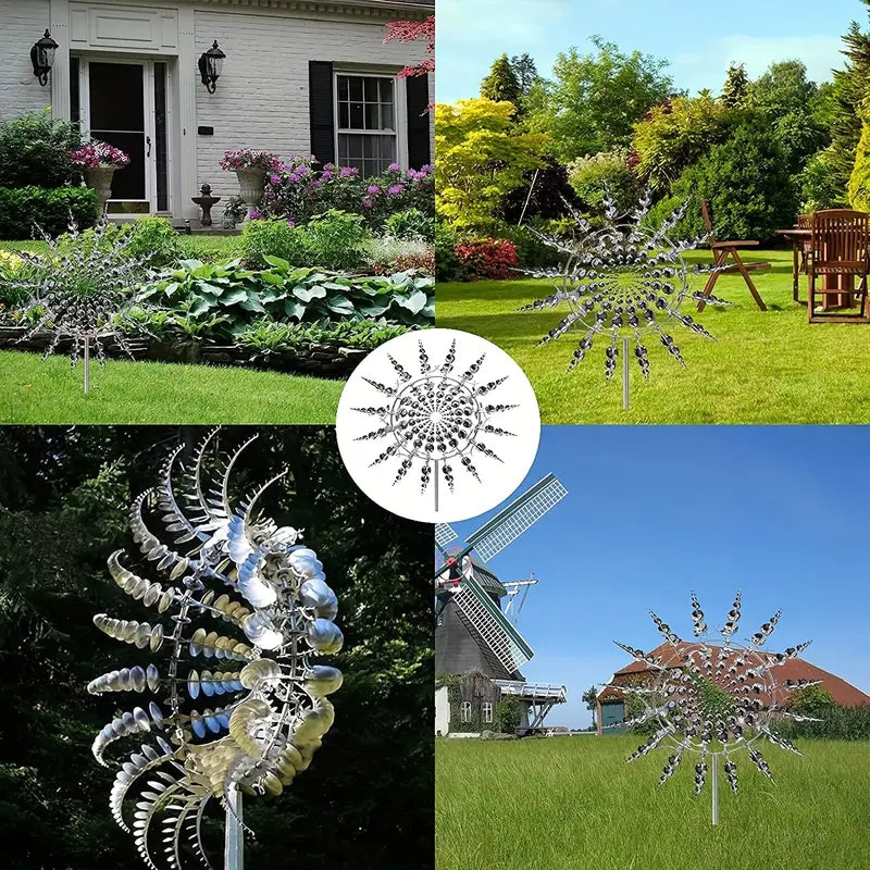 Kinetic Wind Sculptures & Spinners 3D Wind Spinner Wind Powered Wind Art Low Shipping Cheap Pice