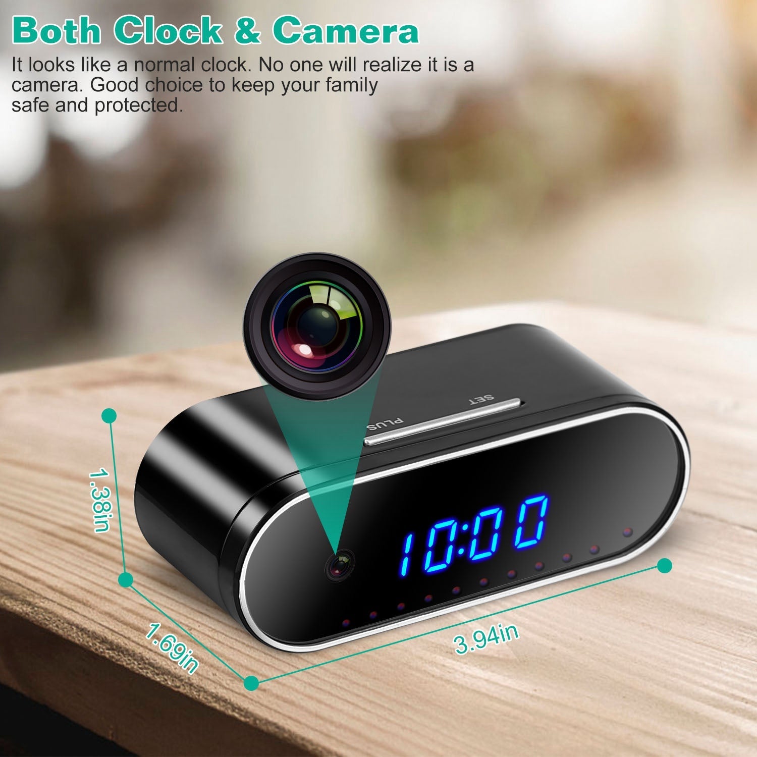 HD 1080P Wi-Fi Alarm Clock Camera Buy Cheap Sast