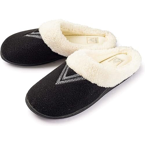 Roxoni Women's Slippers Wool-Like Fleece Lined Clog Comfort House Shoe Cheap Sale Cost