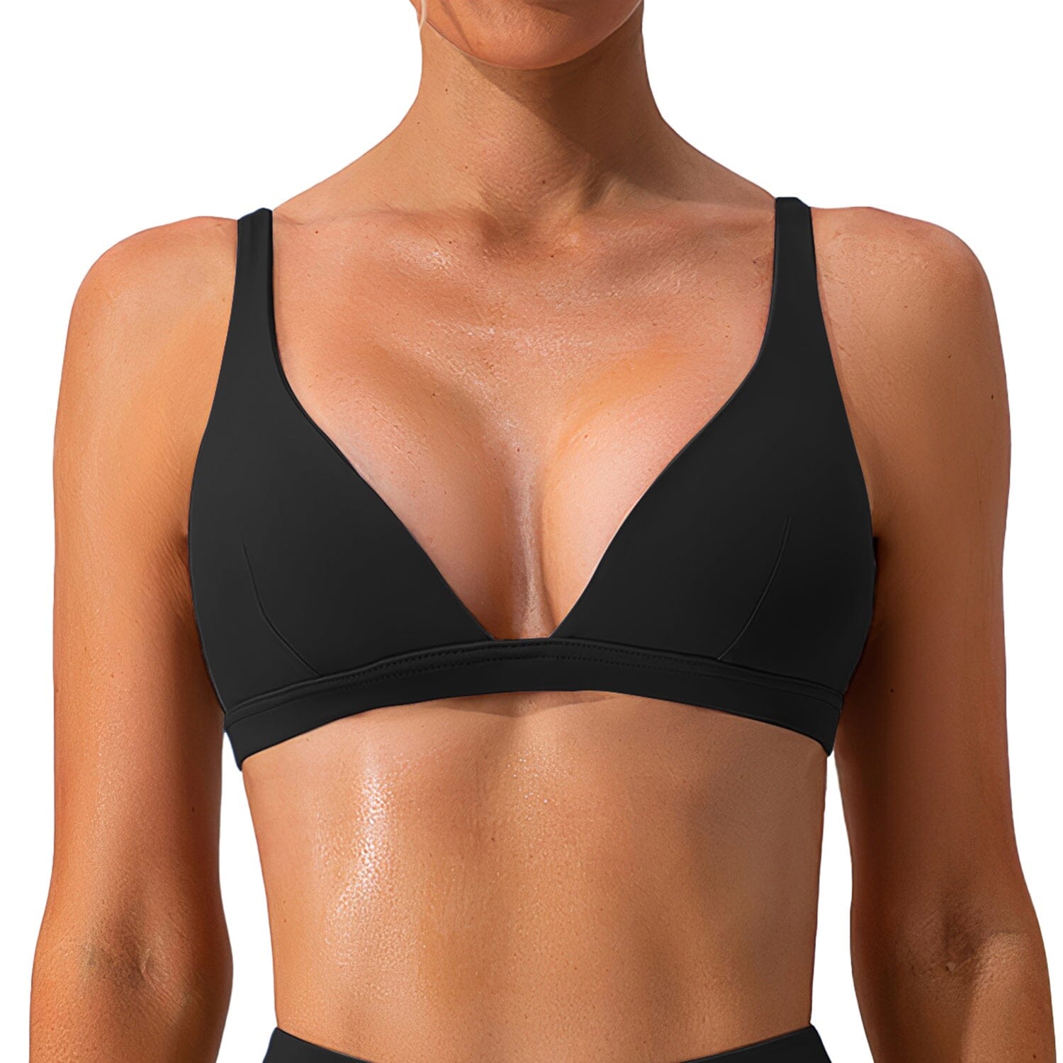 Women's Deep V-Neck U-Shaped Back Sports Bra Best Sale Cheap Online